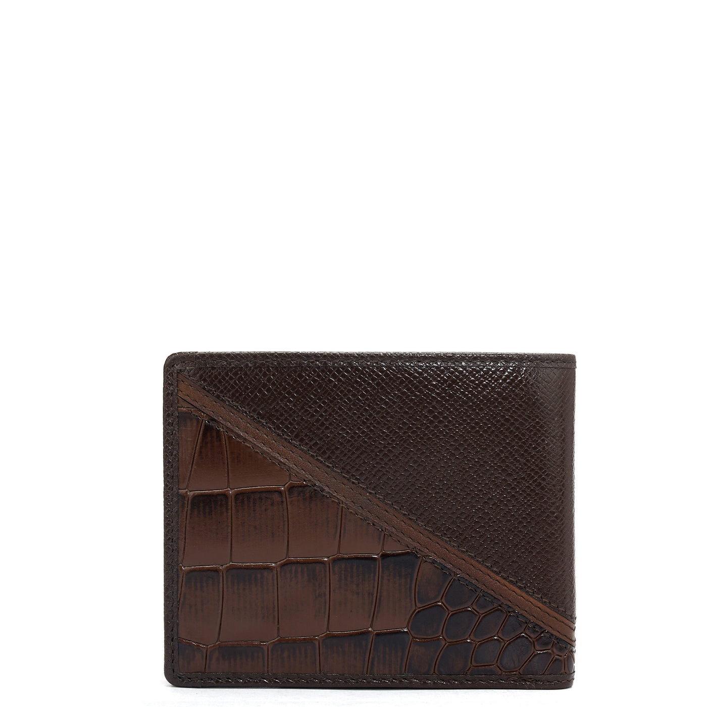 Brown Bifold Leather Mens Wallet