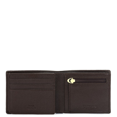 Brown Bifold Leather Mens Wallet