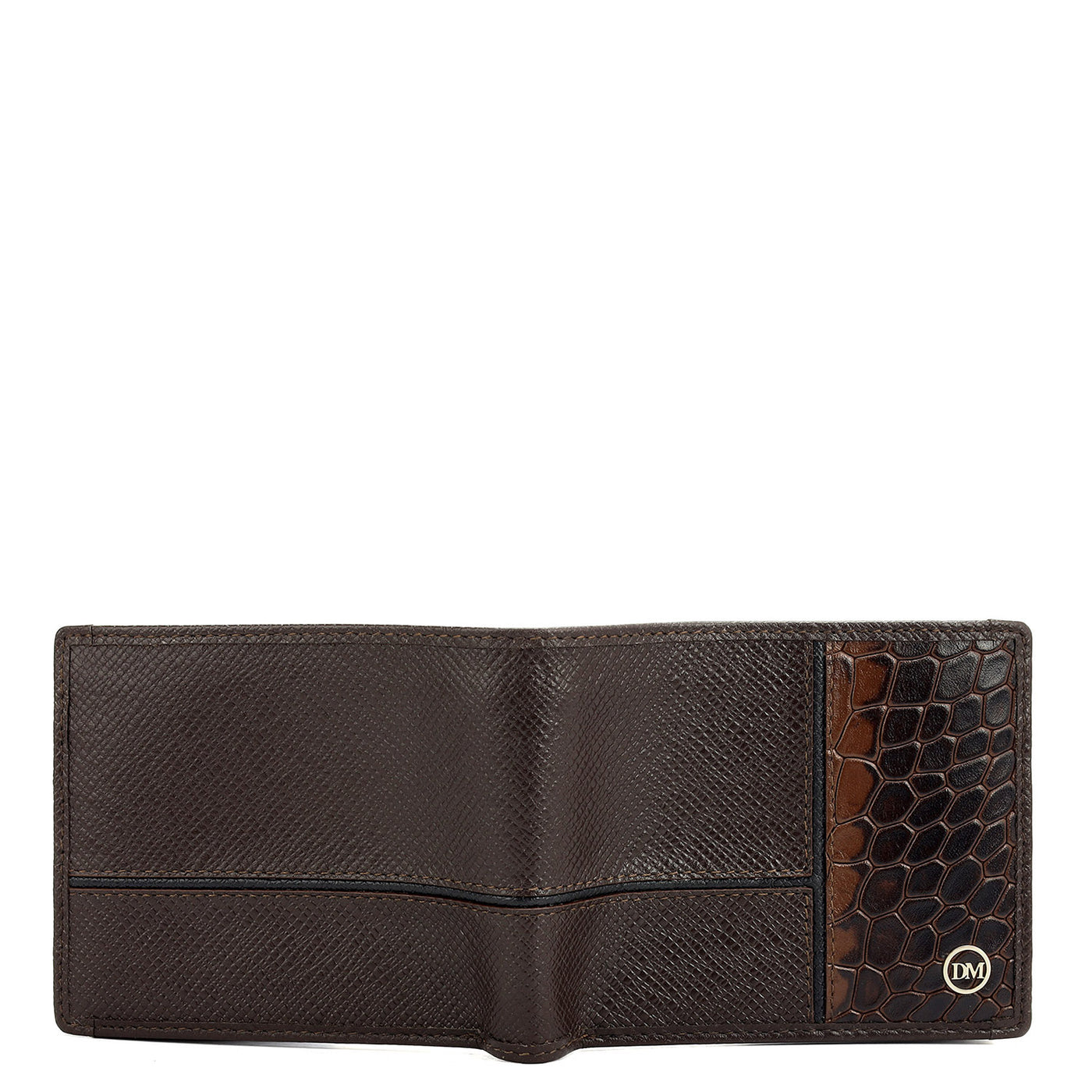 Chocolate Bifold Leather Mens Wallet