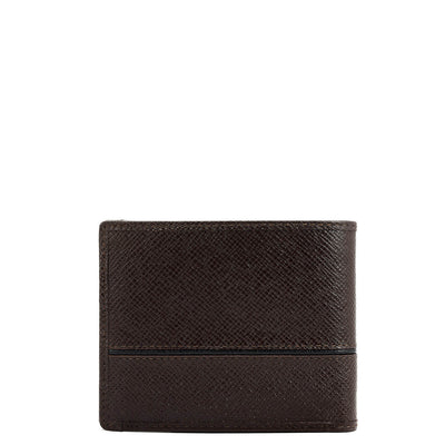 Chocolate Bifold Leather Mens Wallet