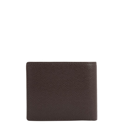 Chocolate Bifold Leather Mens Wallet