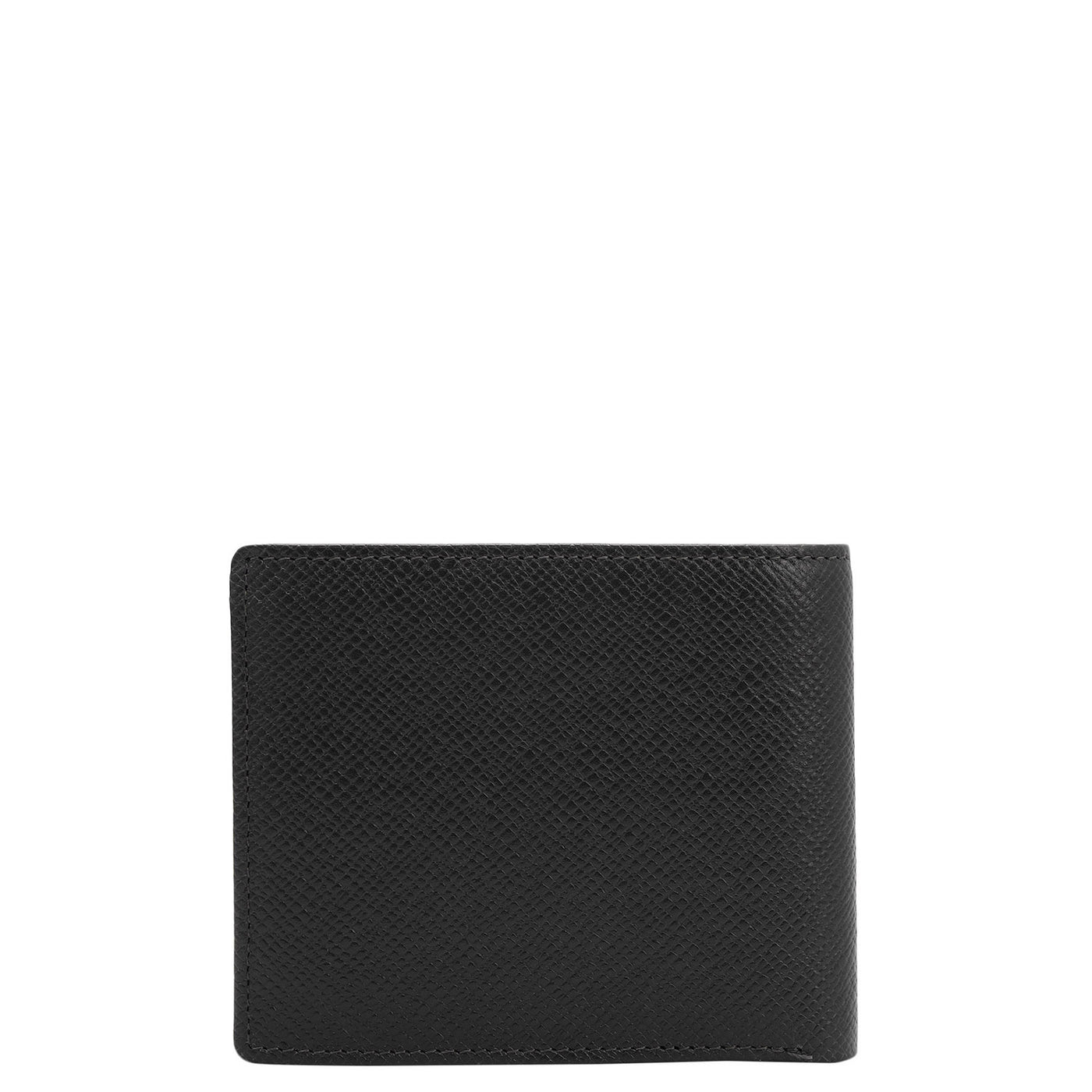 Black Bifold Leather Mens Wallet