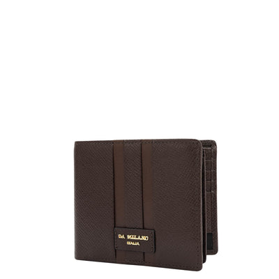 Chocolate Bifold Leather Mens Wallet