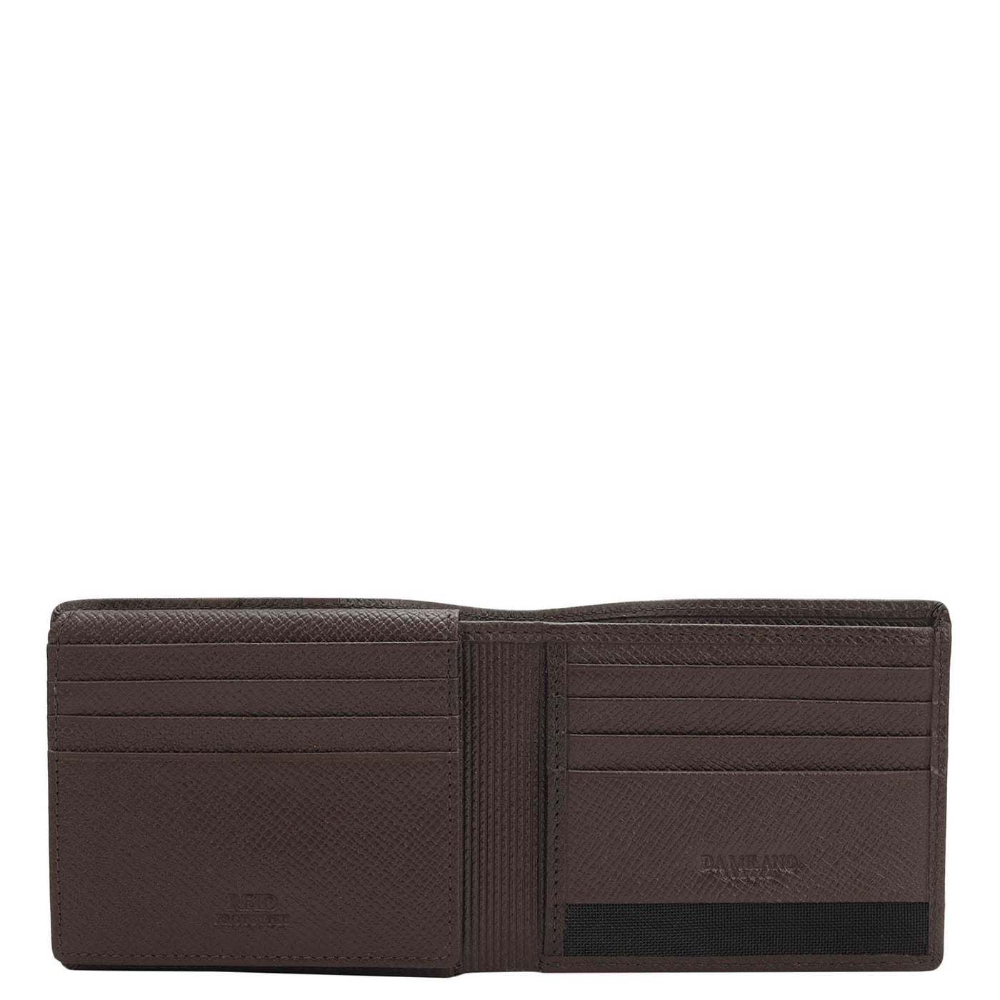 Chocolate Bifold Leather Mens Wallet