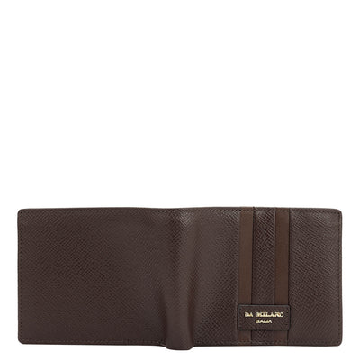 Chocolate Bifold Leather Mens Wallet