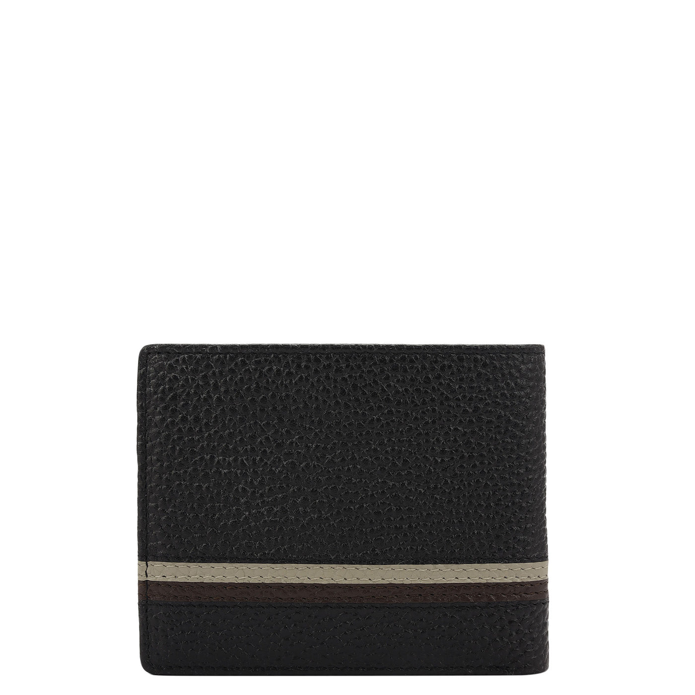 Black Bifold Leather Mens Wallet