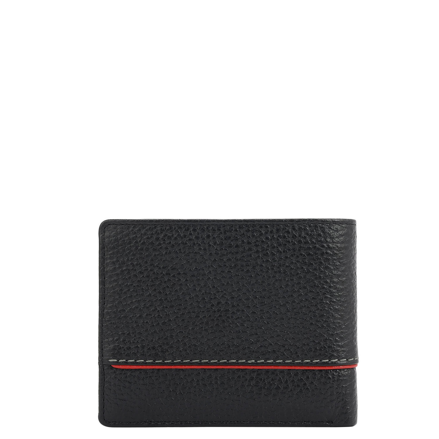 Black Bifold Leather Mens Wallet