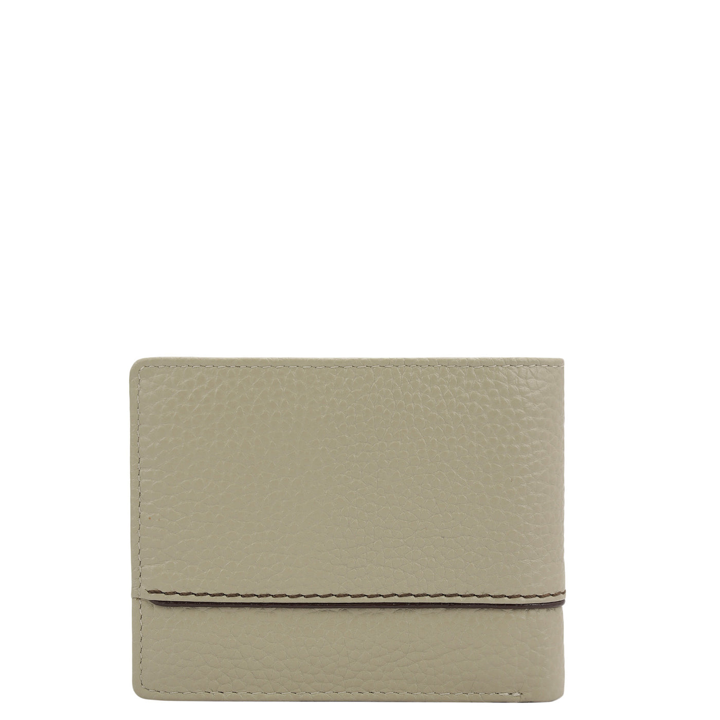 Khaki Bifold Leather Mens Wallet