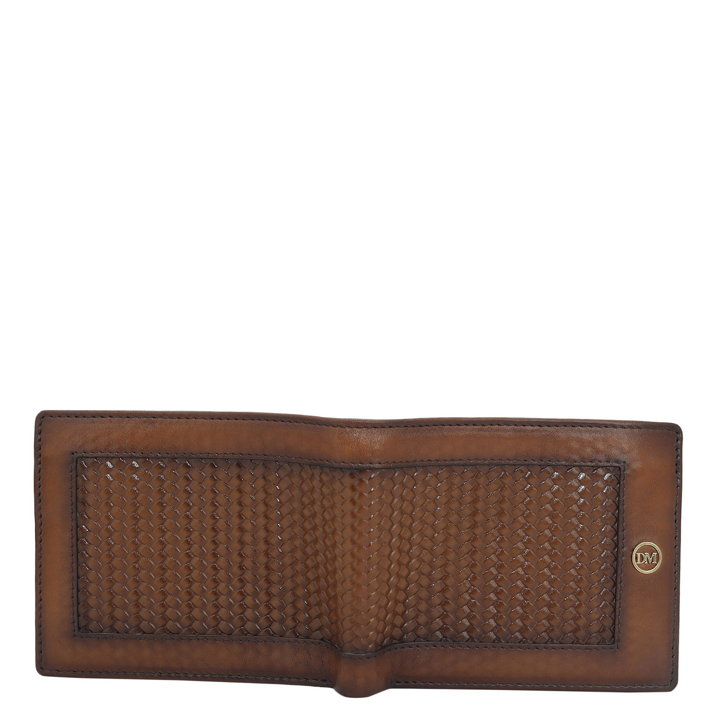 Cognac Bifold Leather Mens Wallet