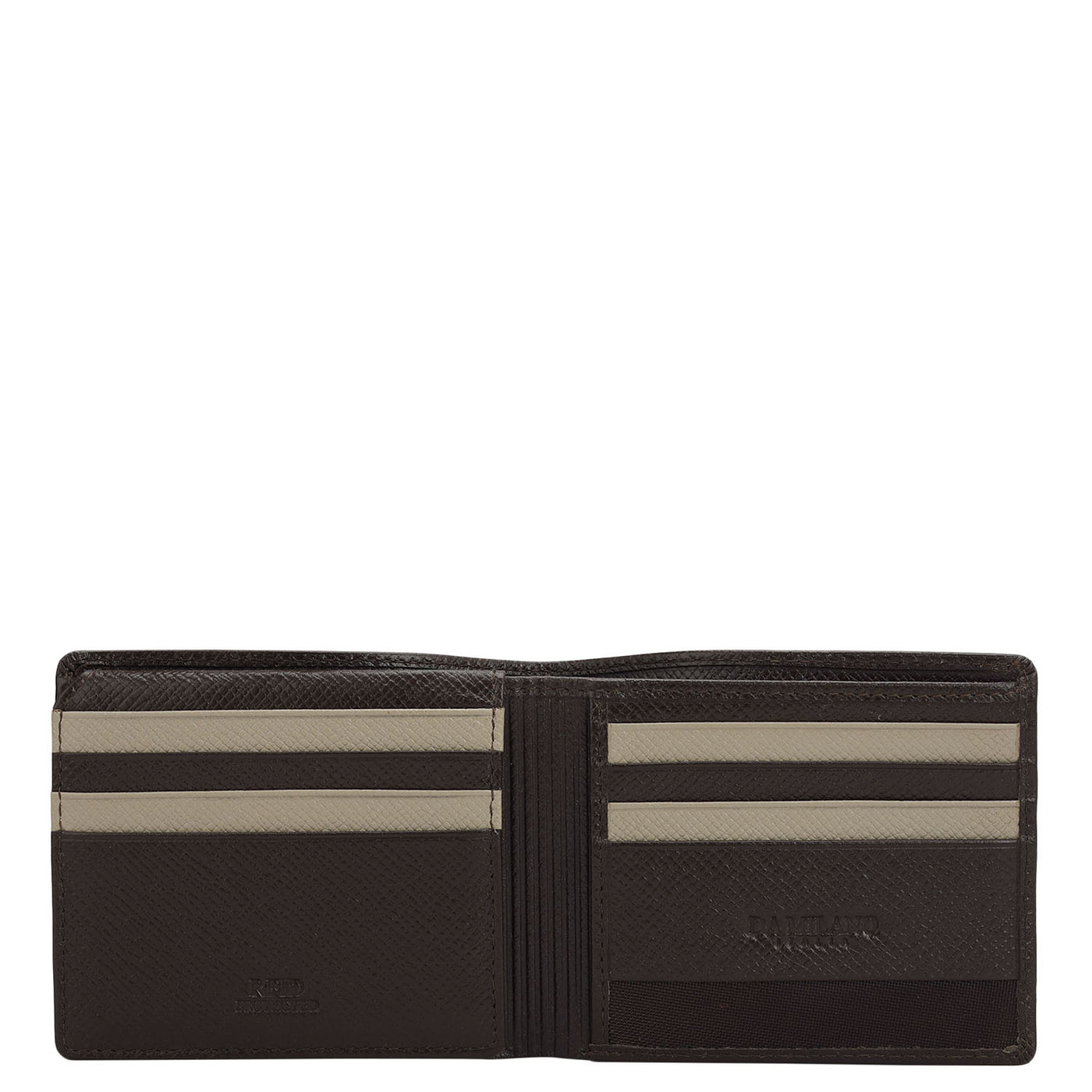 Chocolate Bifold Leather Mens Wallet