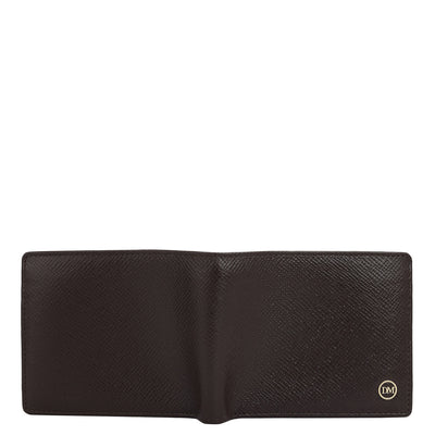 Chocolate Bifold Leather Mens Wallet