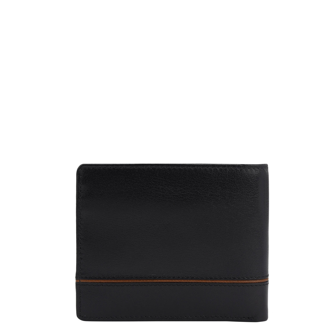 Black Bifold Leather Mens Wallet