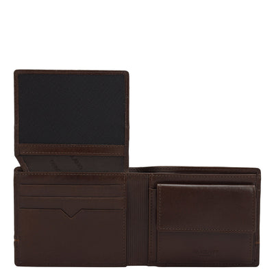 Brown Bifold Leather Mens Wallet