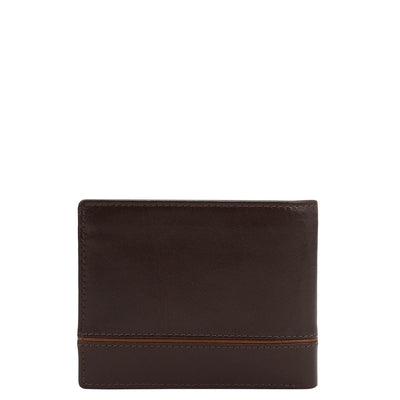 Brown Bifold Leather Mens Wallet