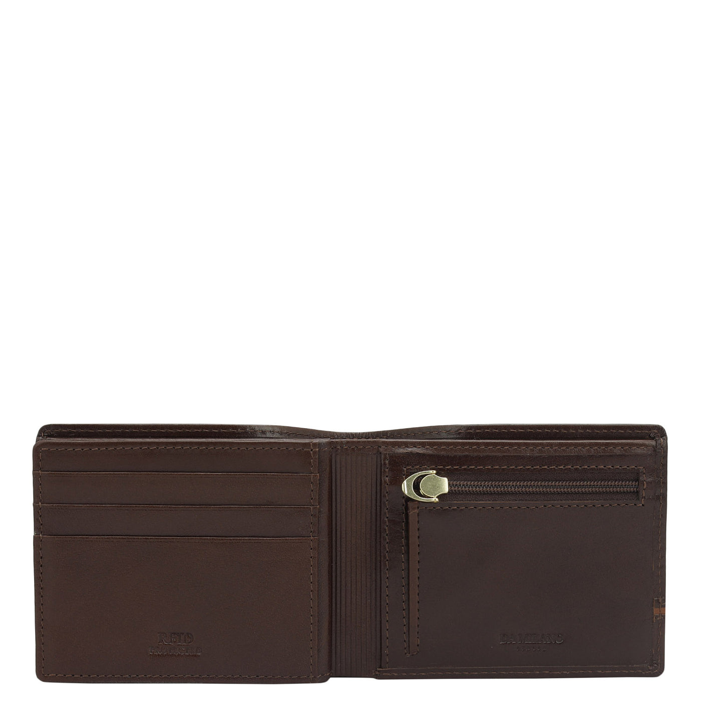 Brown Bifold Leather Mens Wallet