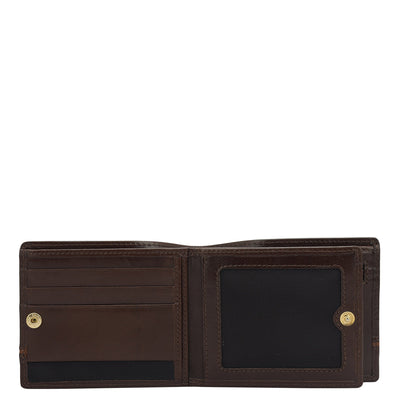 Brown Bifold Leather Mens Wallet