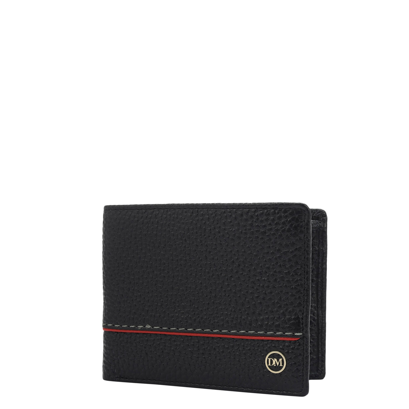 Black Bifold Leather Mens Wallet