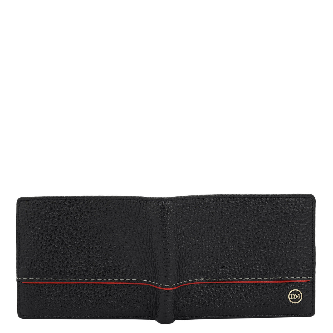 Black Bifold Leather Mens Wallet