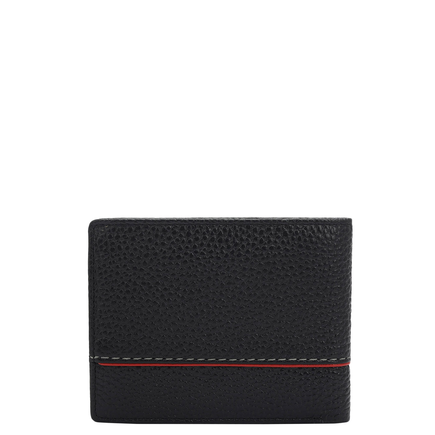 Black Bifold Leather Mens Wallet