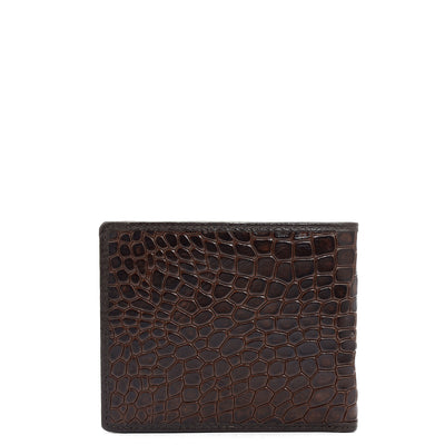 Brown Bifold Leather Mens Wallet