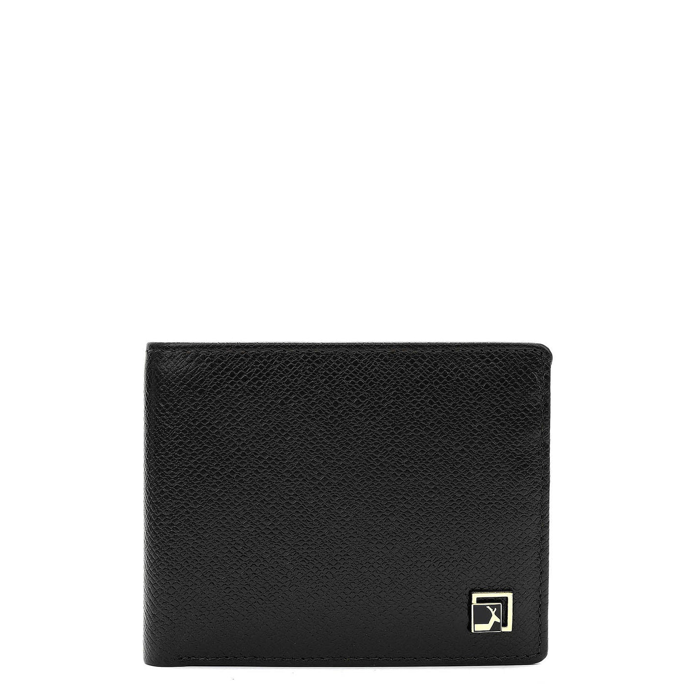 Black Bifold Leather Mens Wallet