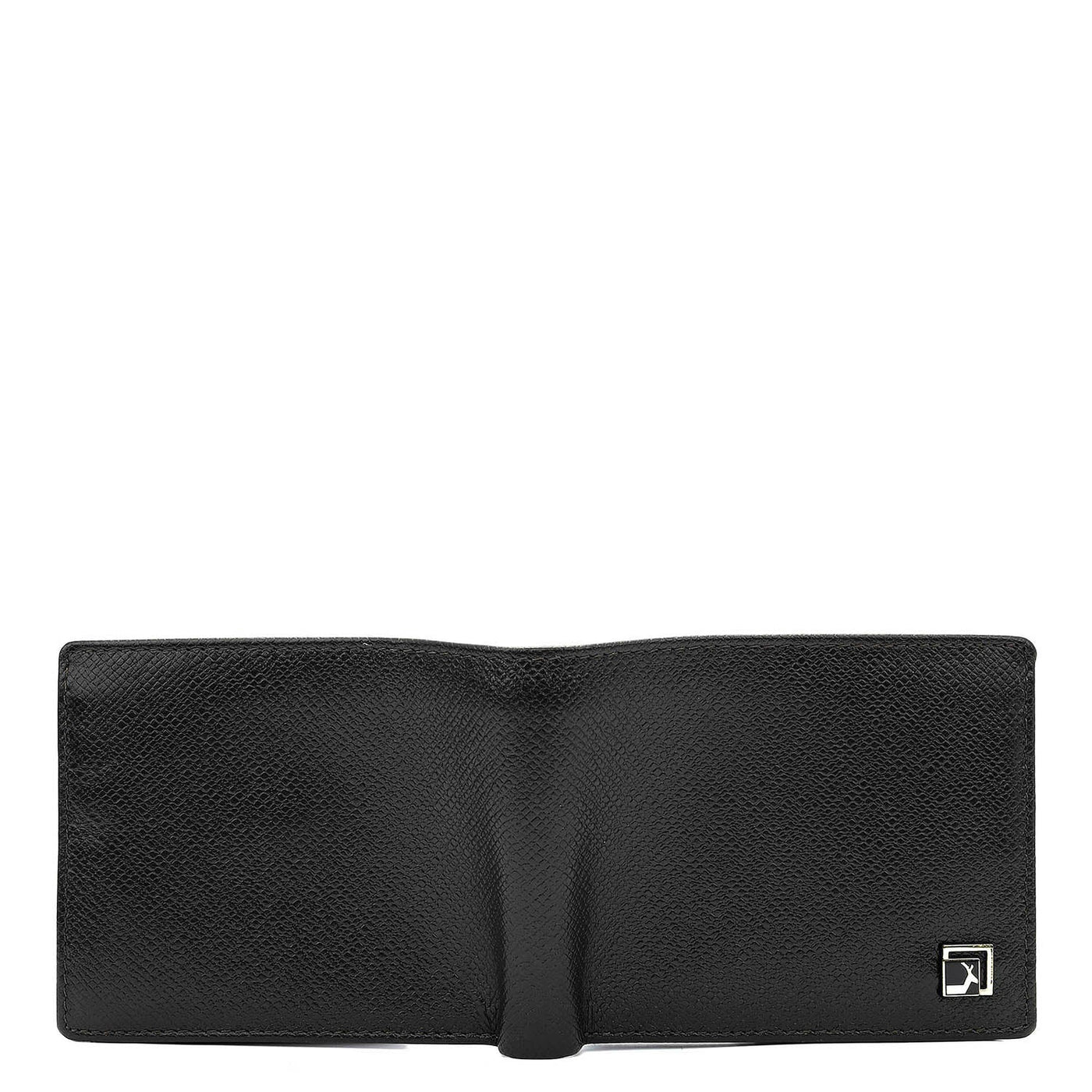 Black Bifold Leather Mens Wallet