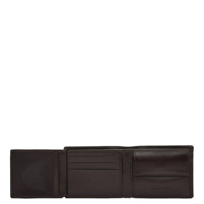 Brown Bifold Leather Mens Wallet