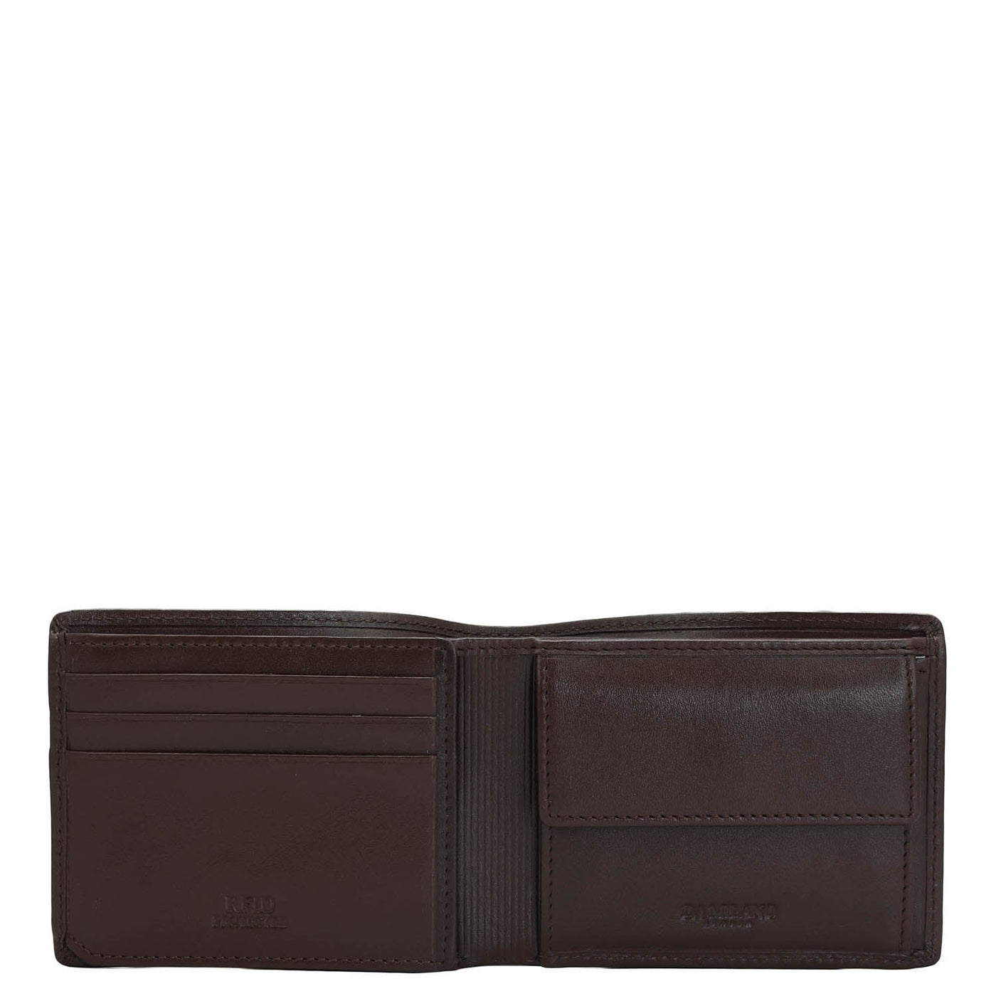 Brown Bifold Leather Mens Wallet