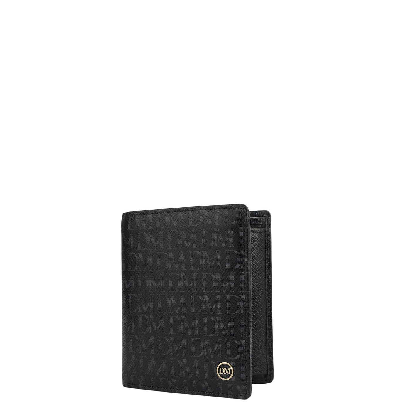 Black Bifold Leather Mens Wallet