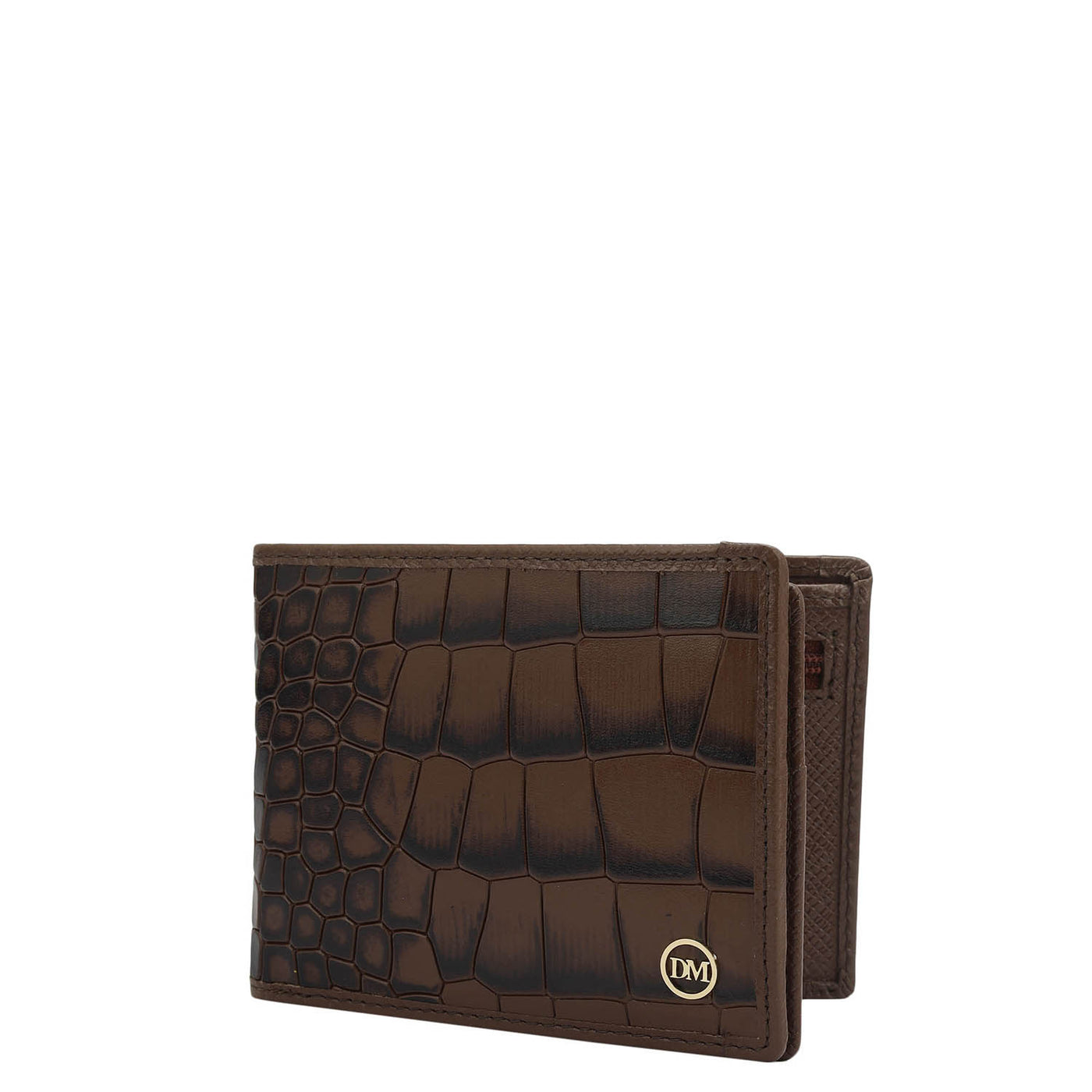 Date Bifold Leather Mens Wallet