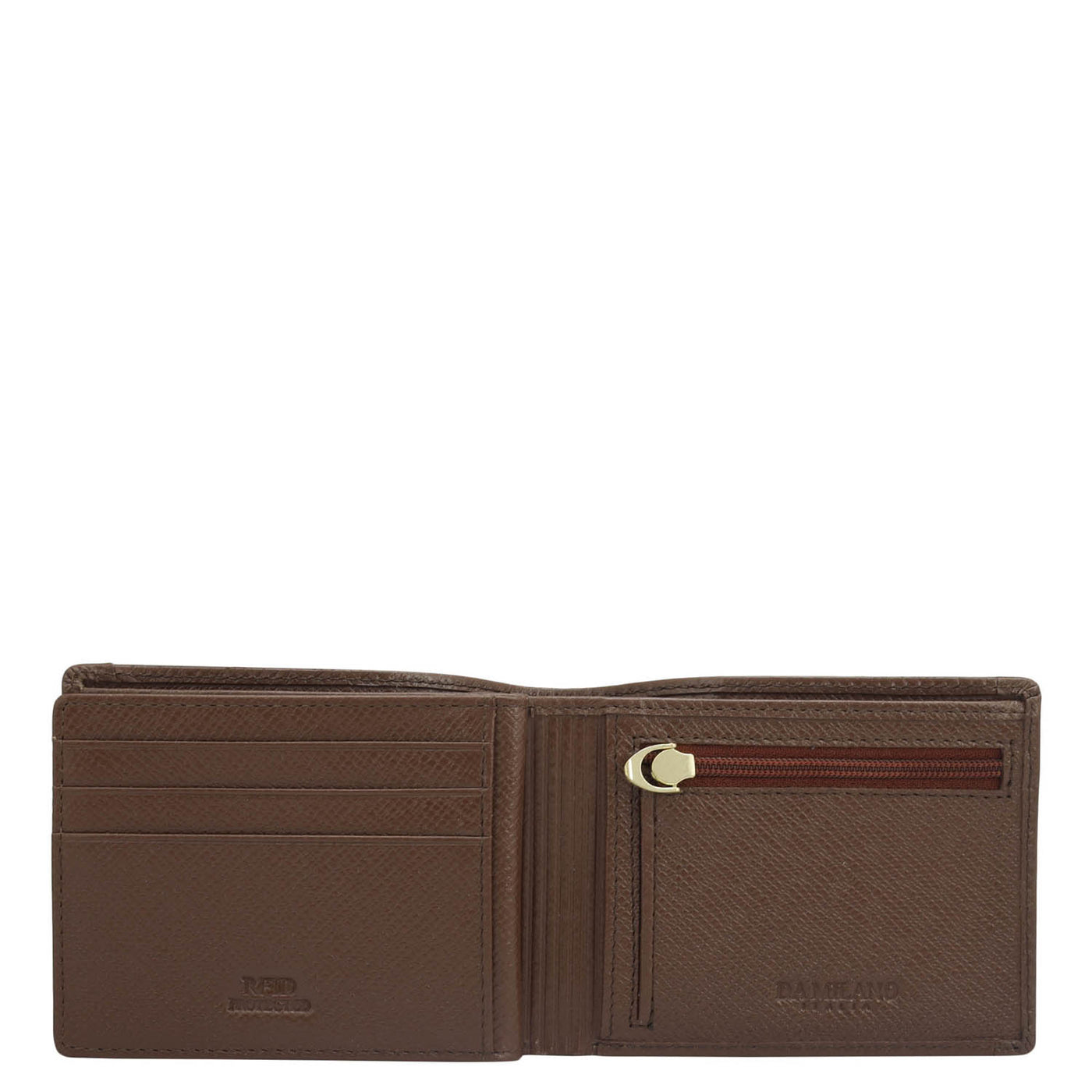 Date Bifold Leather Mens Wallet