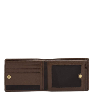 Date Bifold Leather Mens Wallet