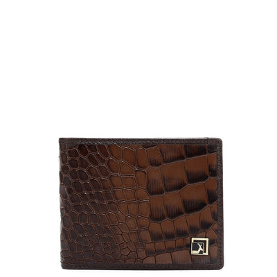 Brown Bifold Leather Mens Wallet