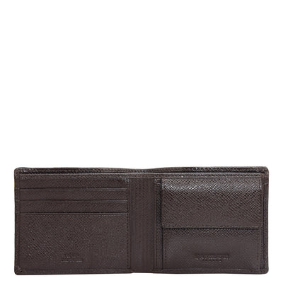 Brown Bifold Leather Mens Wallet