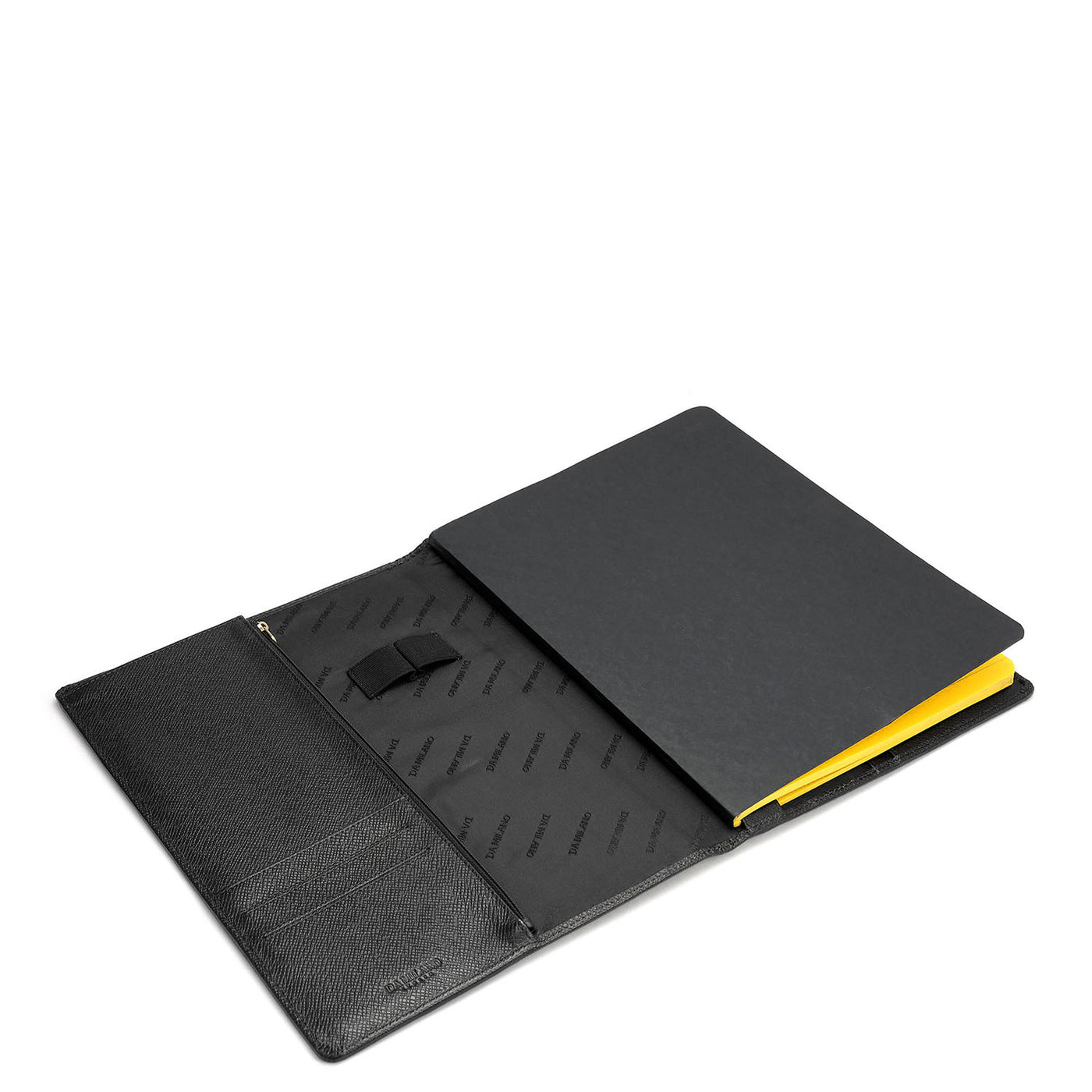 Croco Leather Notebook - Black