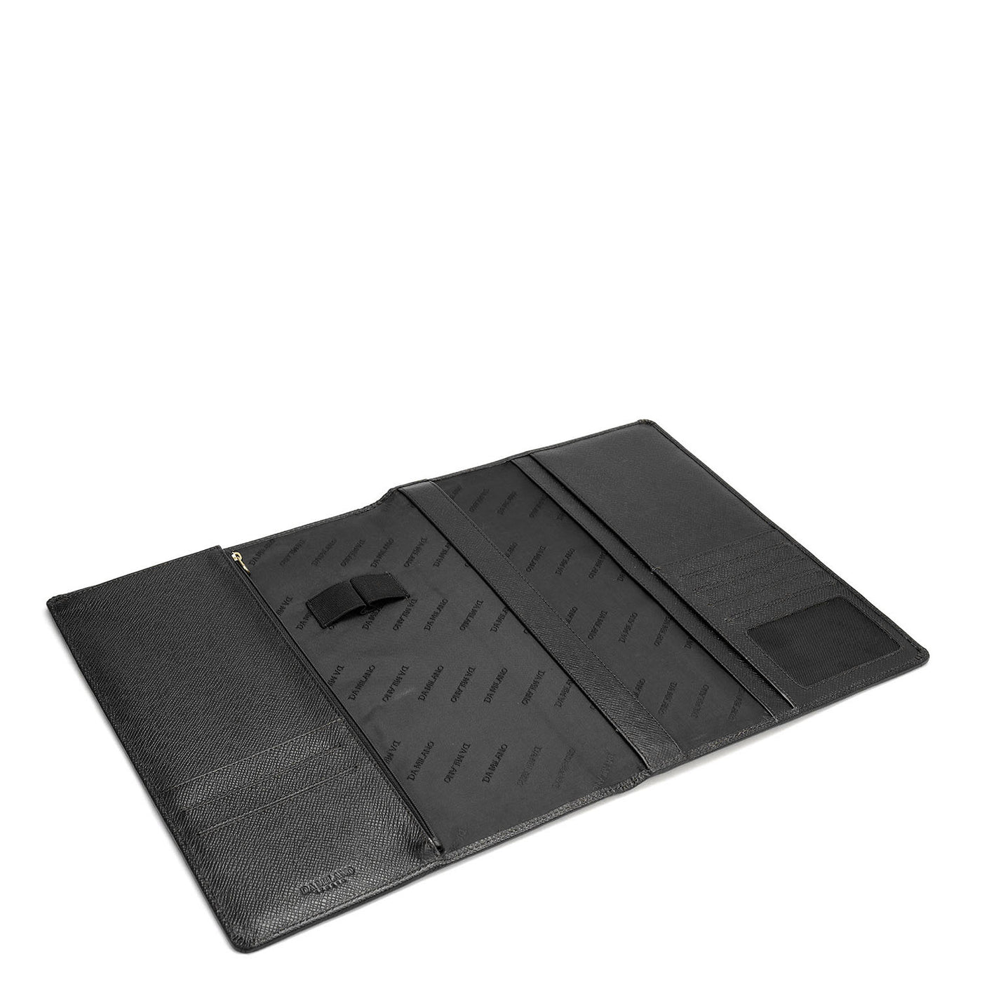 Croco Leather Notebook - Black