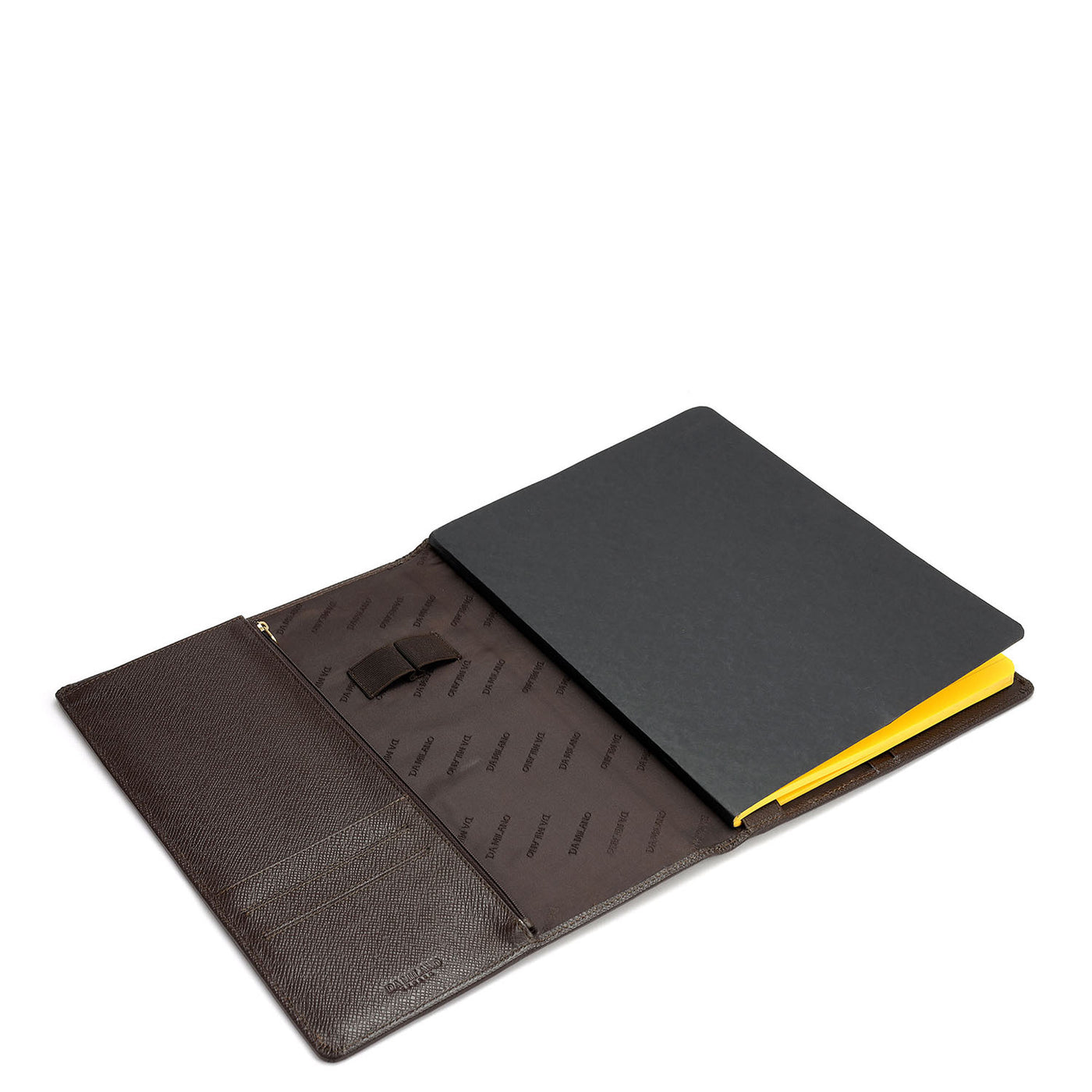 Croco Leather Notebook - Brown