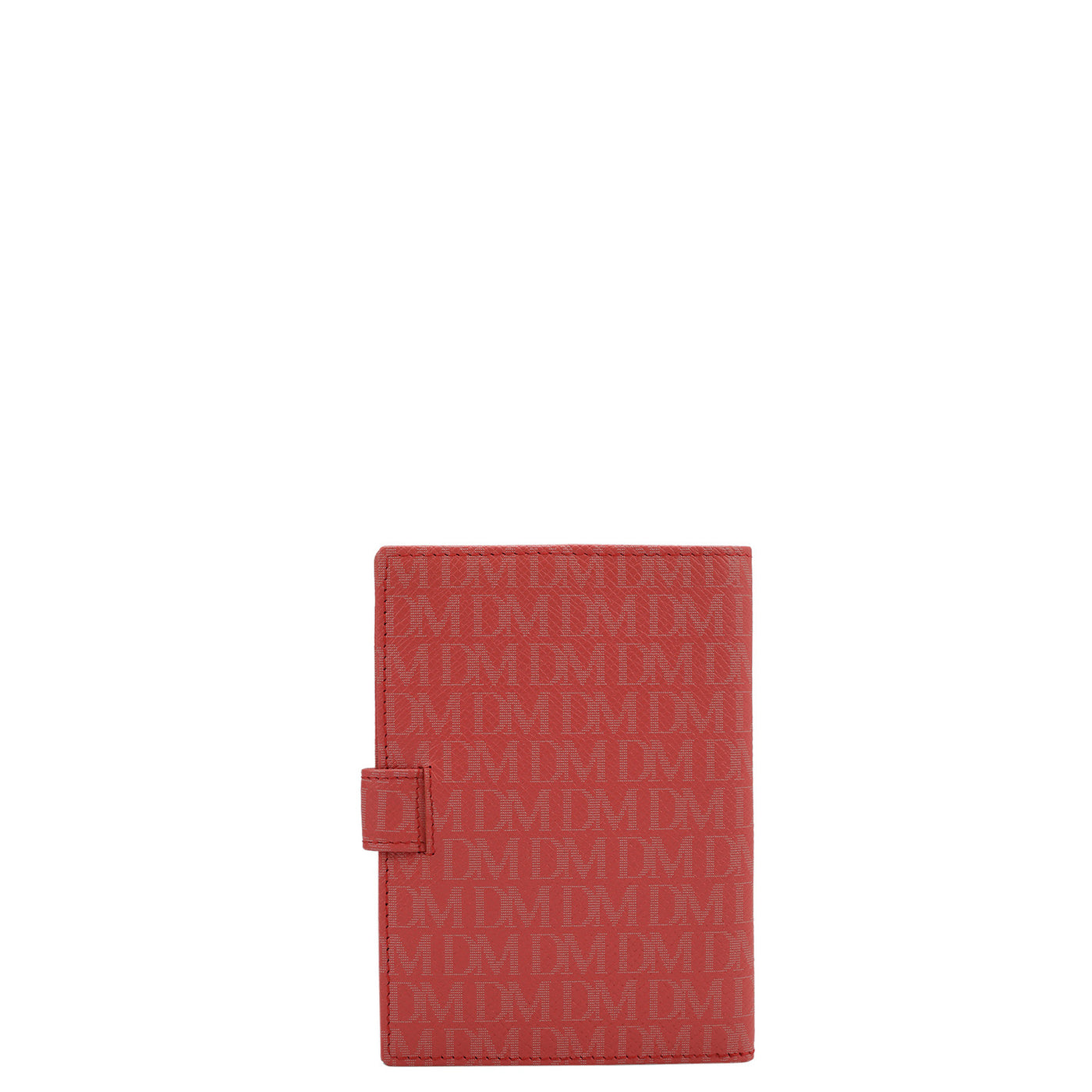 Monogram Leather Passport Case - Corallo