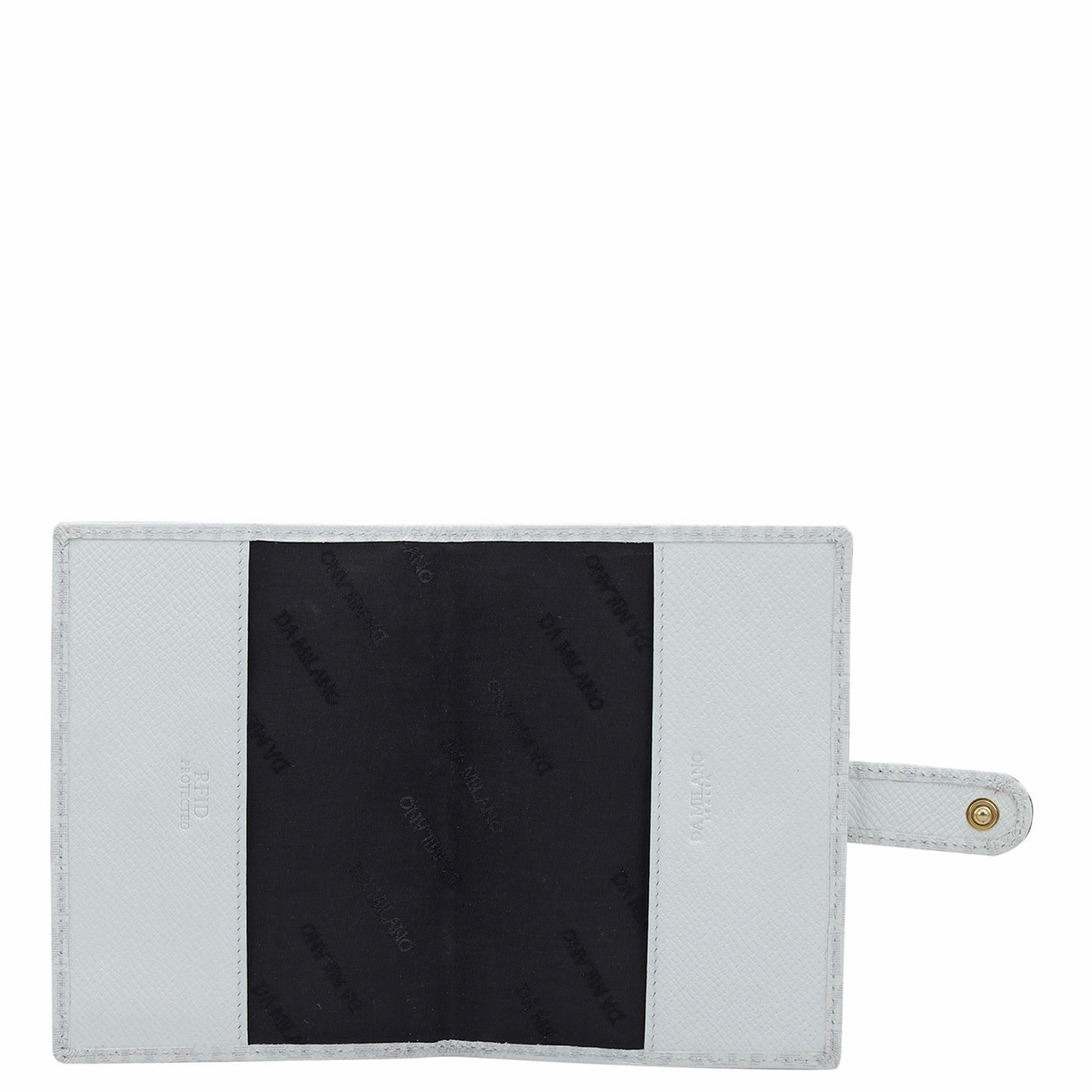 Monogram Leather Passport Case - White