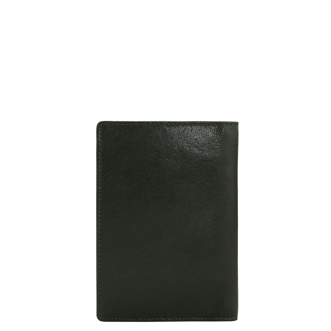 Elephant Pattern Leather Passport Case - Green