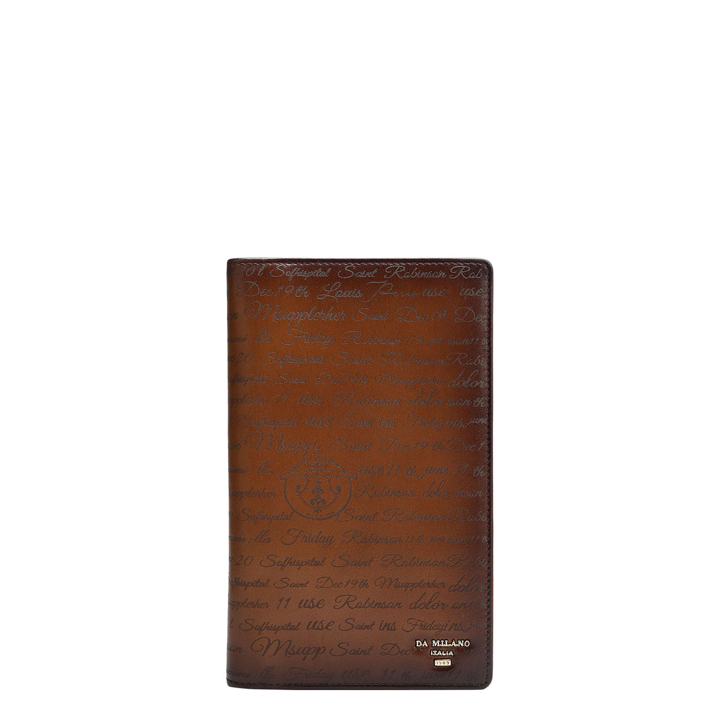 Signato Leather Passport Case - Cognac