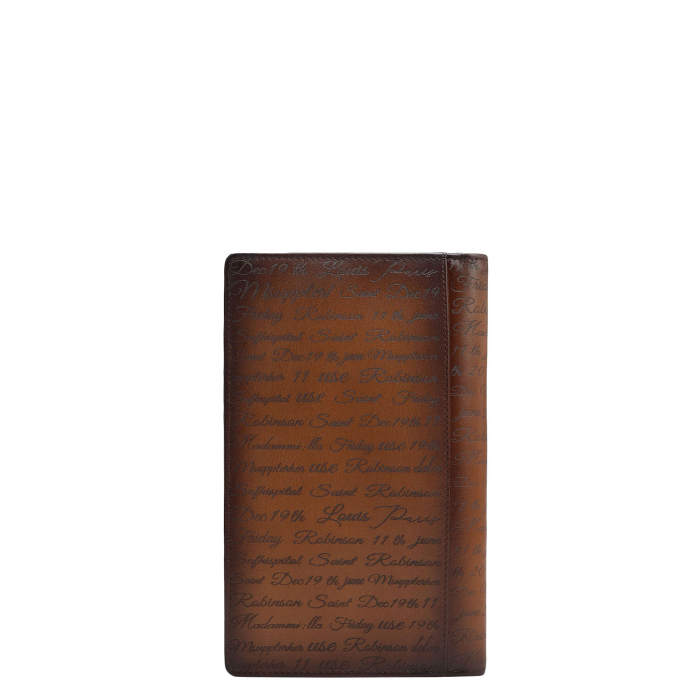 Signato Leather Passport Case - Cognac