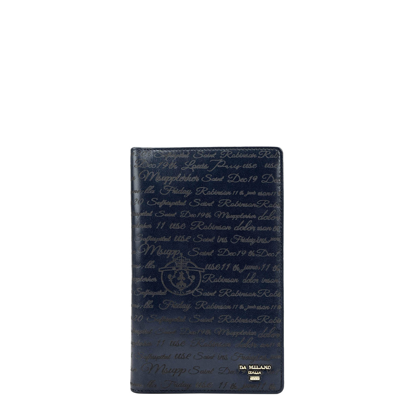 Signato Leather Passport Case - Mid Night Blue