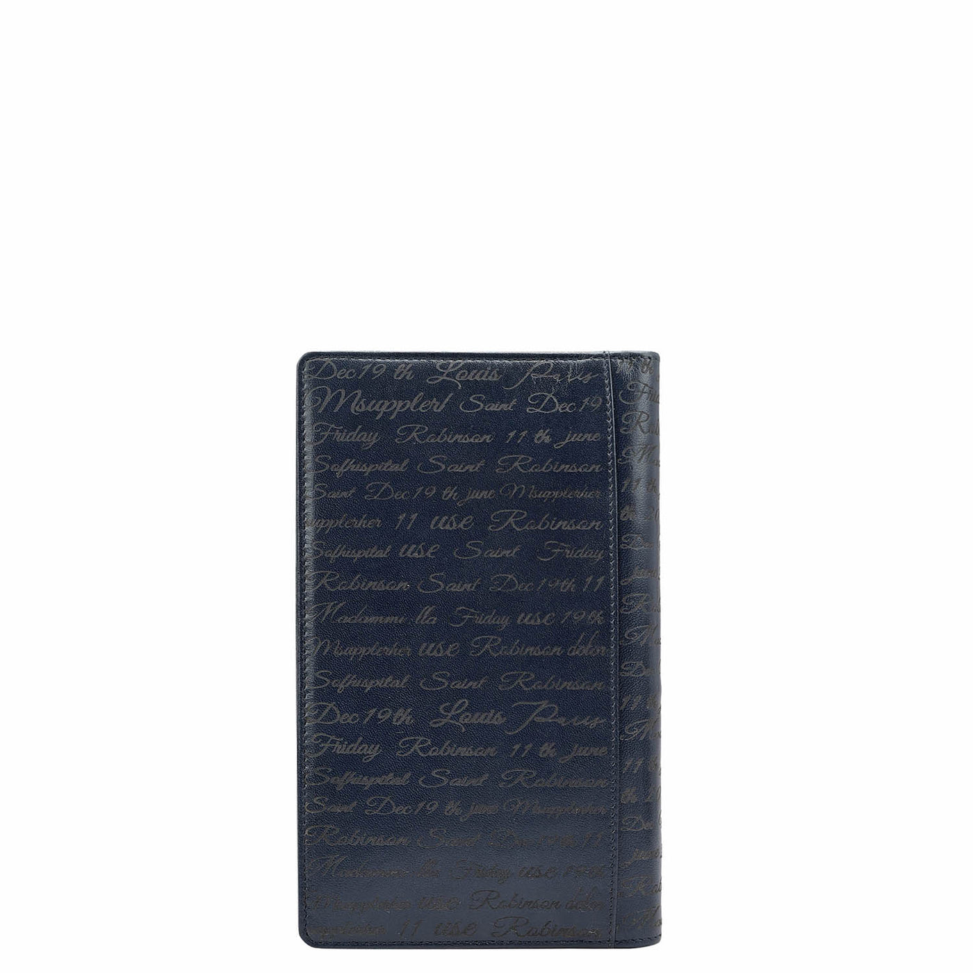 Signato Leather Passport Case - Mid Night Blue