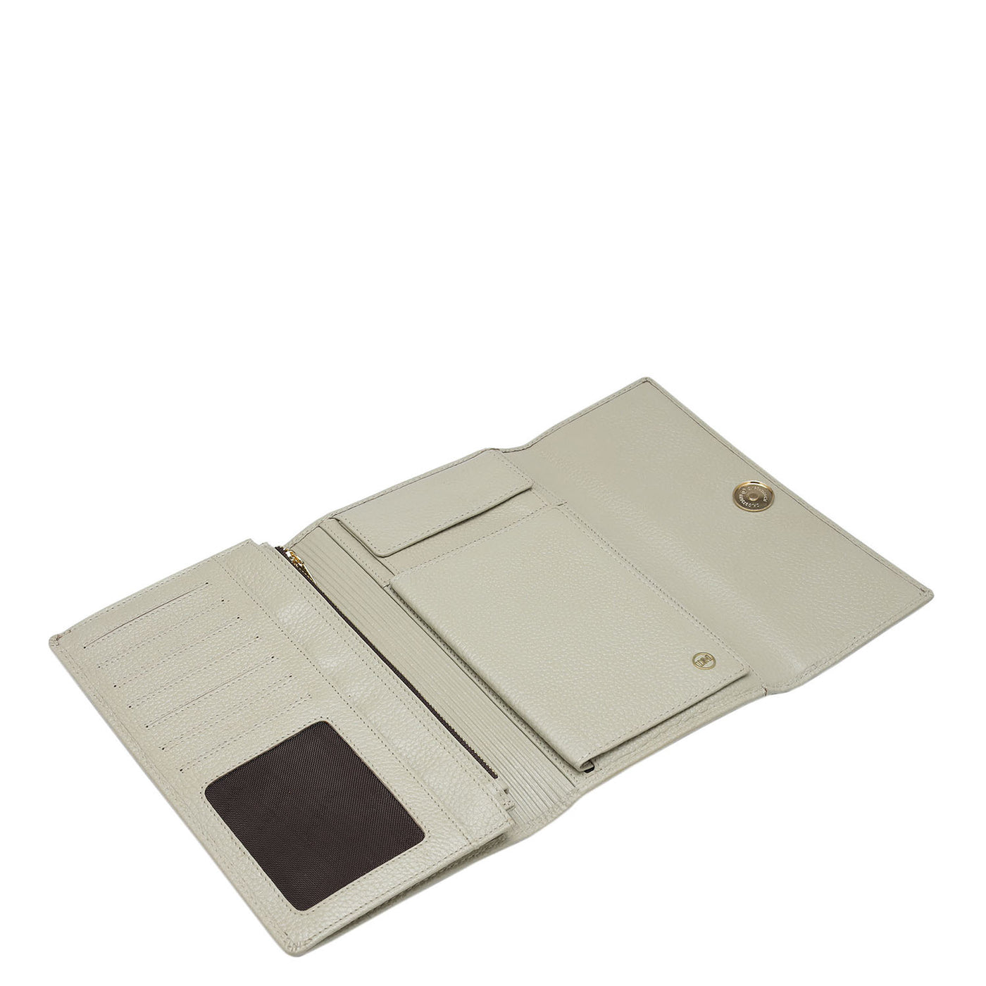 Wax Leather Passport Case - Khaki