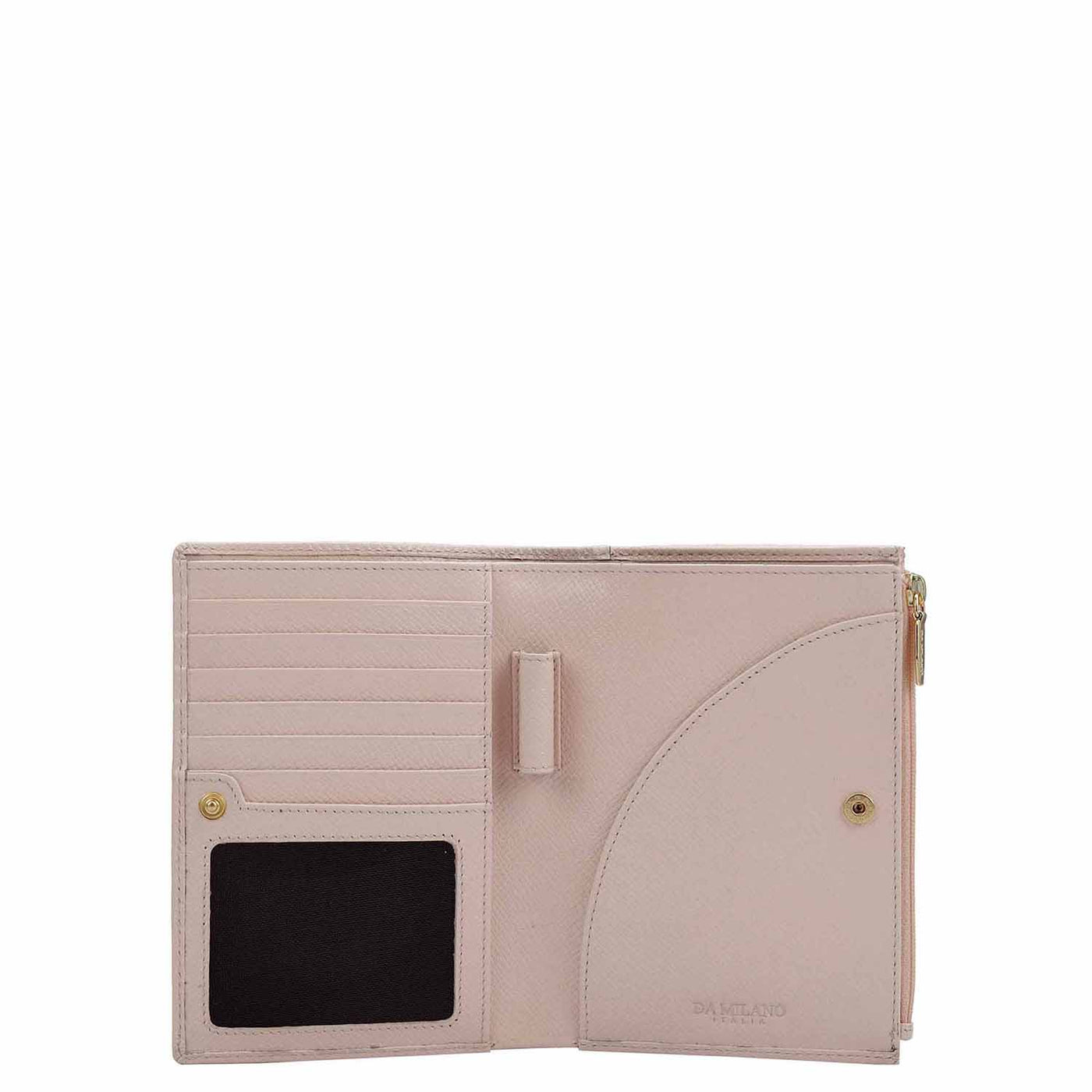 Franzy Leather Passport Case - Blush