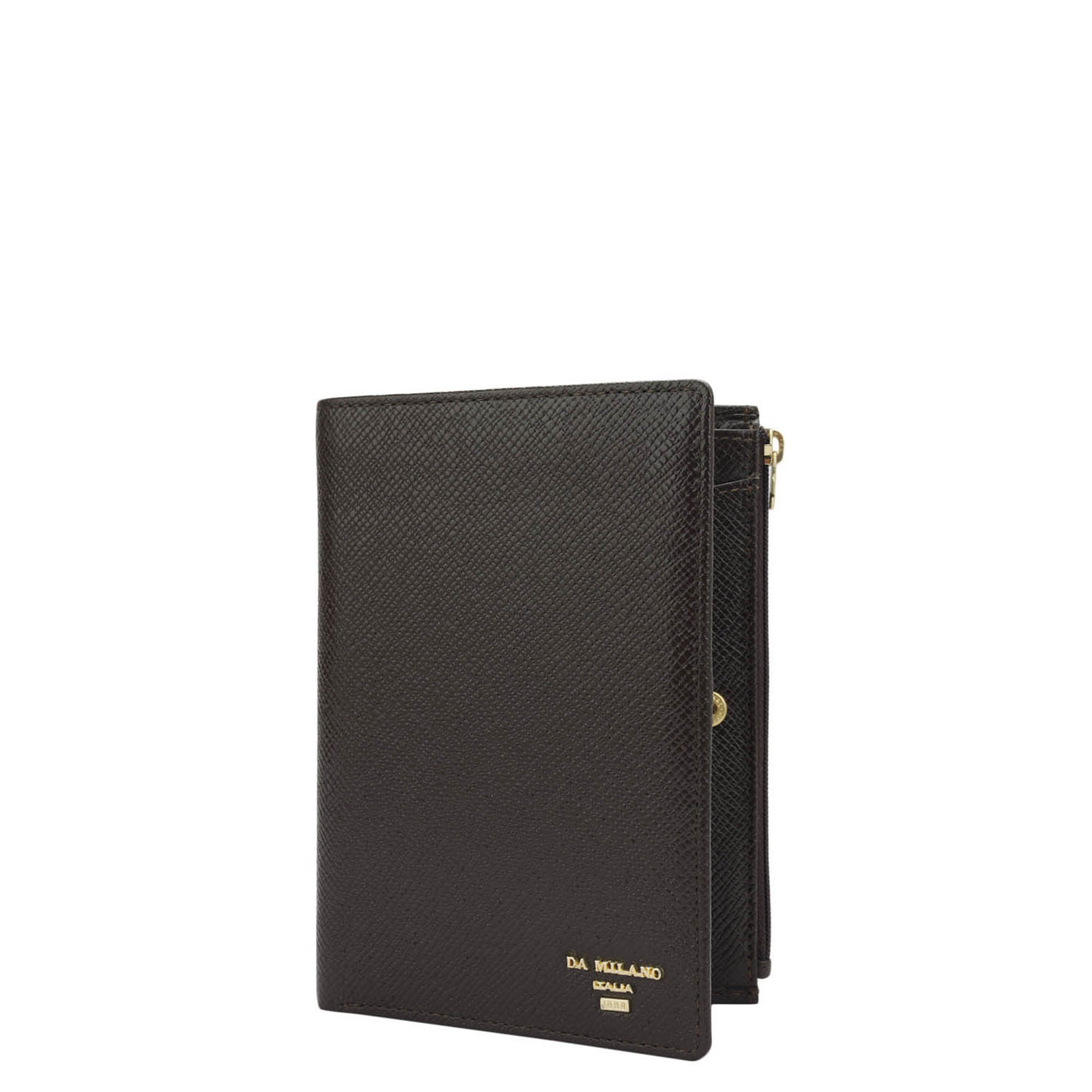 Franzy Leather Passport Case - Chocolate