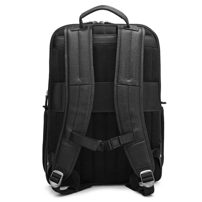 Wax Leather Backpack - Black