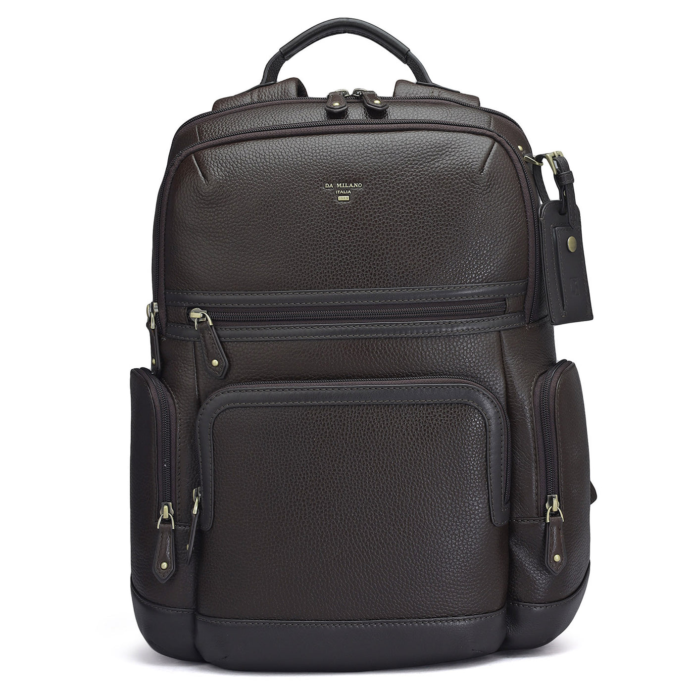 Wax Leather Backpack - Chocolate