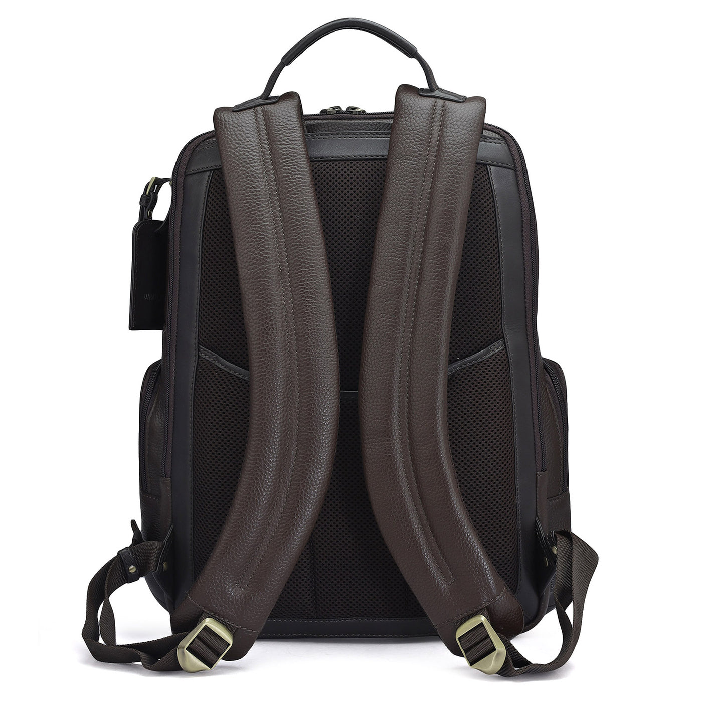 Wax Leather Backpack - Chocolate